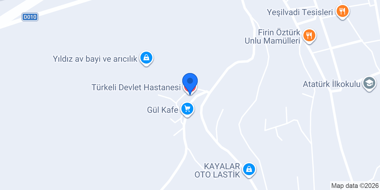 Türkeli Devlet Hastanesi konumu