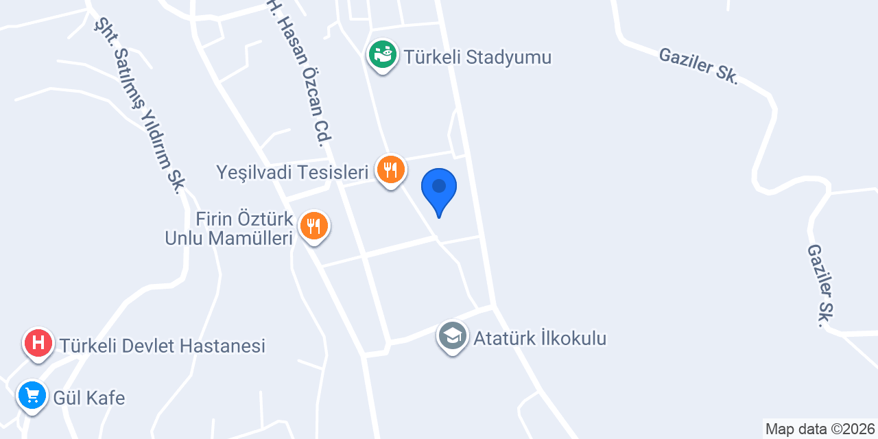 Kızılay-türkeli Şubesi konumu