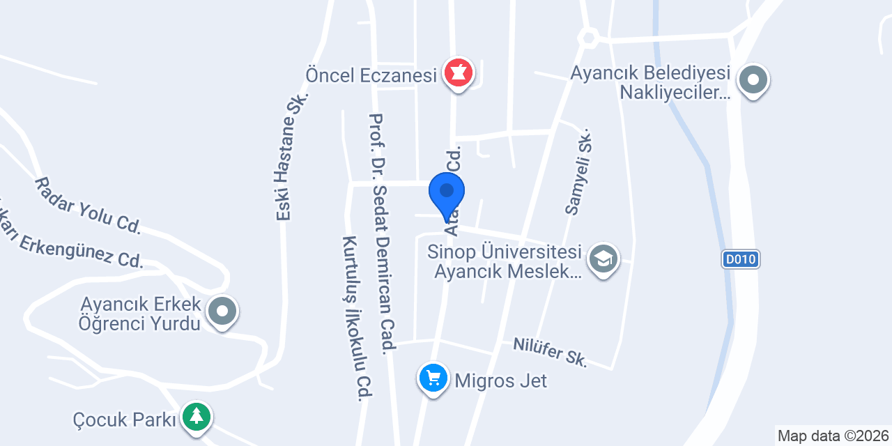 Parlak Optik konumu