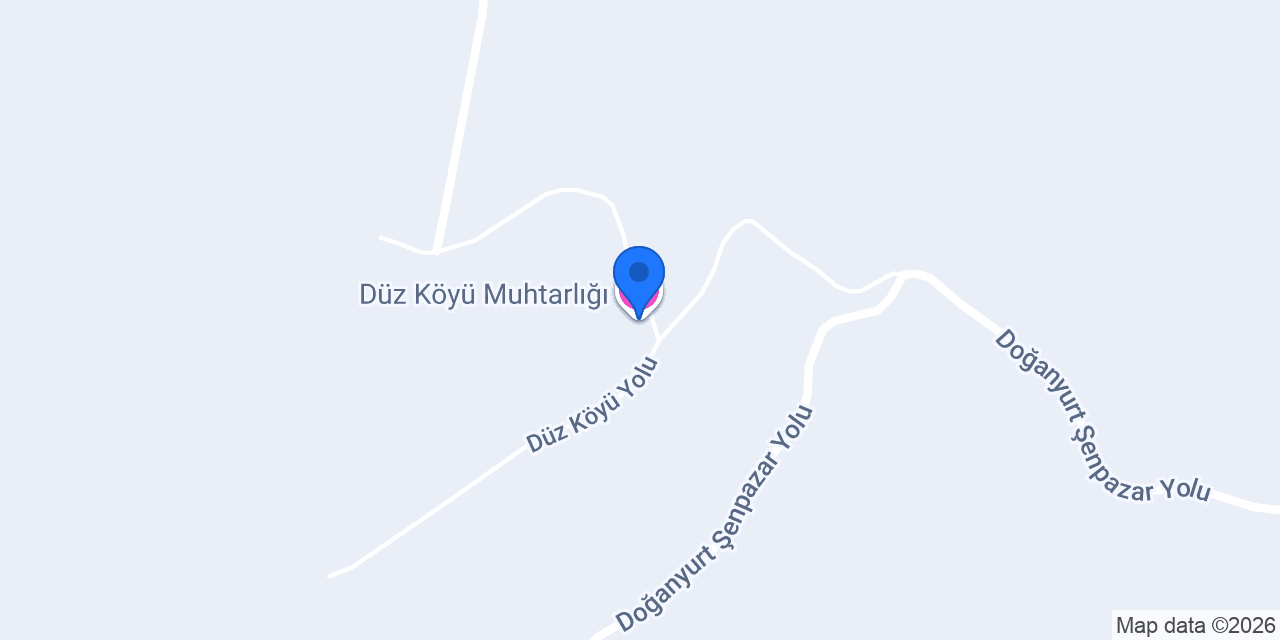 Düz Köyü Muhtarlığı konumu