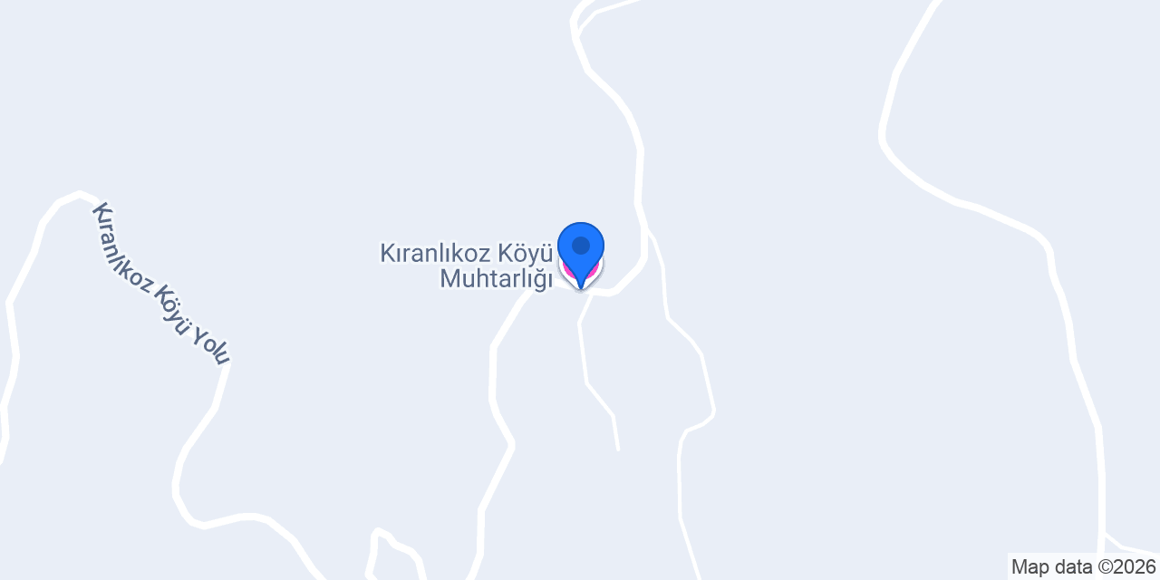 Kıranlıkoz Köyü Muhtarlığı konumu