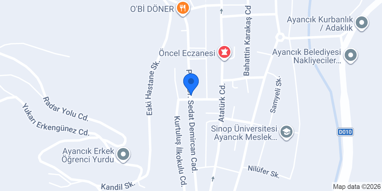 ŞENTÜRK ELEKTRİK konumu