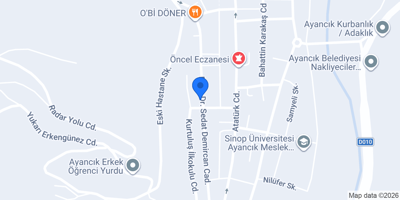 Onurce İnşaat konumu