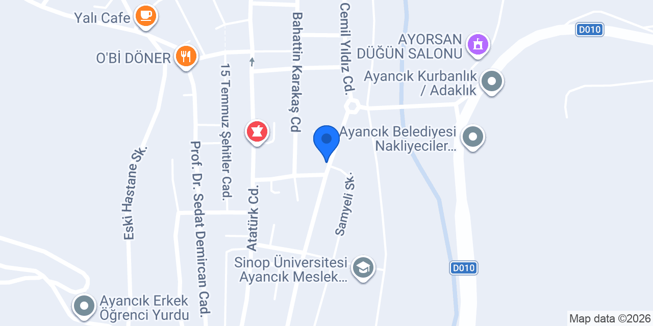 Güven Taksi konumu