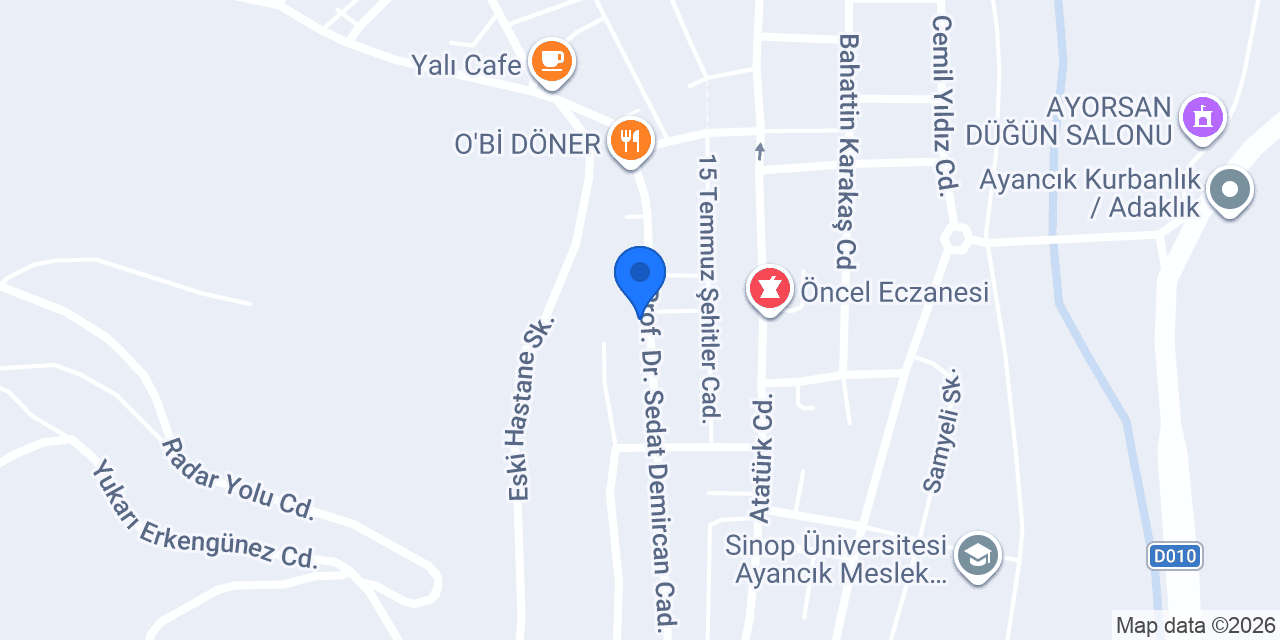 Tüzünler Pide Salonu konumu