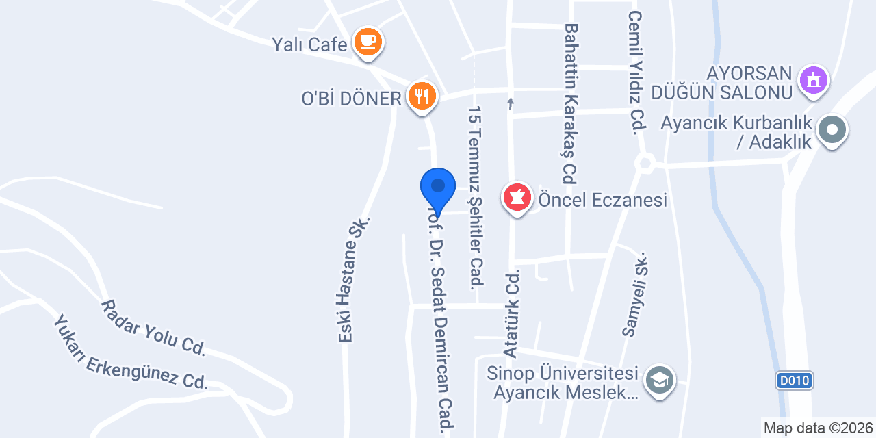 Ayancık Bilgisayar konumu
