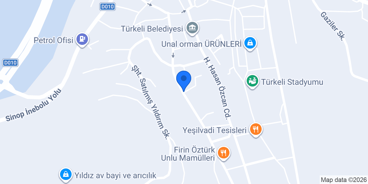ÇETİNLER AĞAÇ MAMÜLLERİ LTD.ŞTİ. konumu