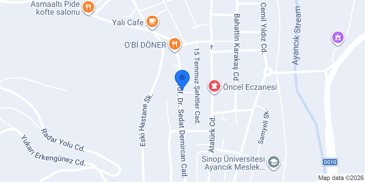 Üstün Kundura konumu
