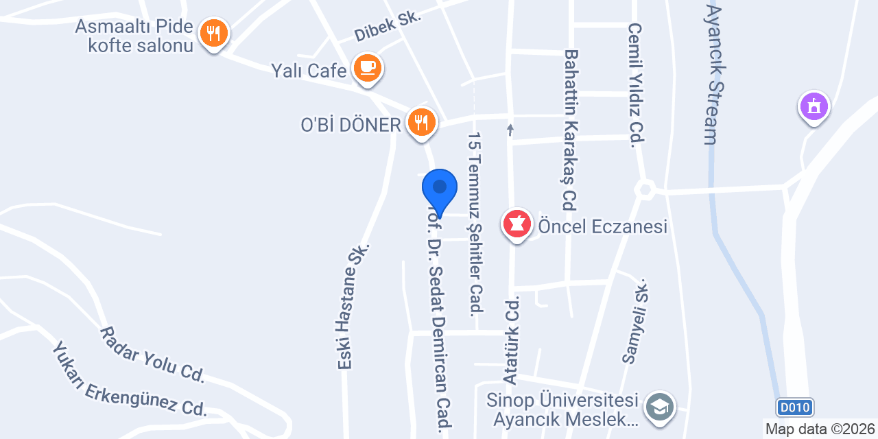 Önsoy Eczanesi konumu