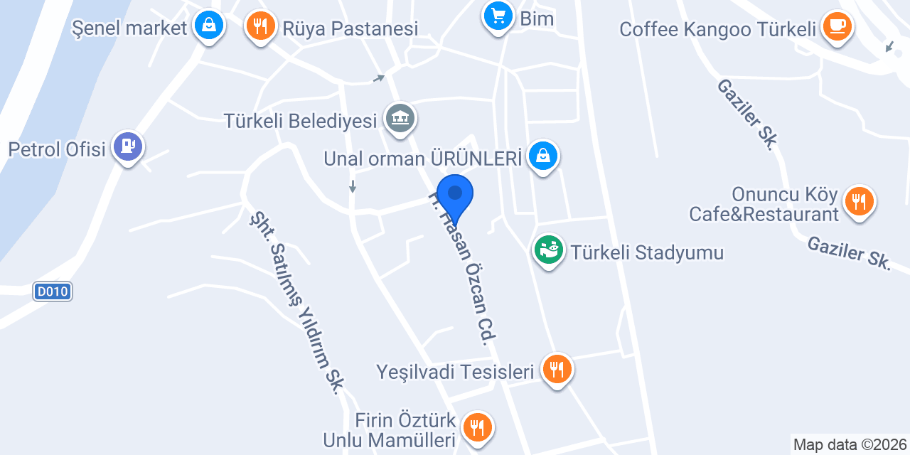 Yaman cafe fastfood konumu