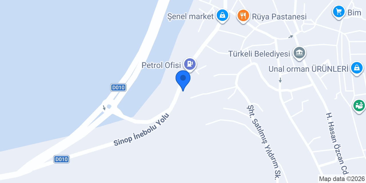 Türkeli Can Rent A Car konumu