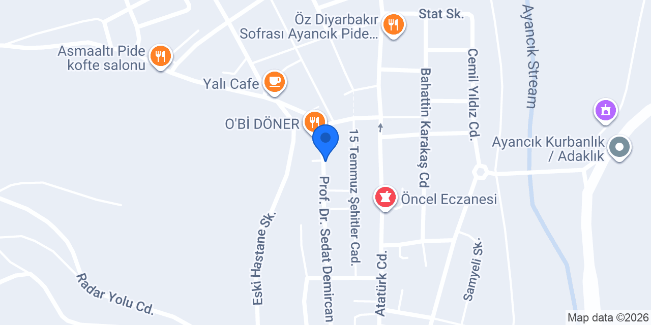 ÖZGÜR CAFE KIRATHANE konumu