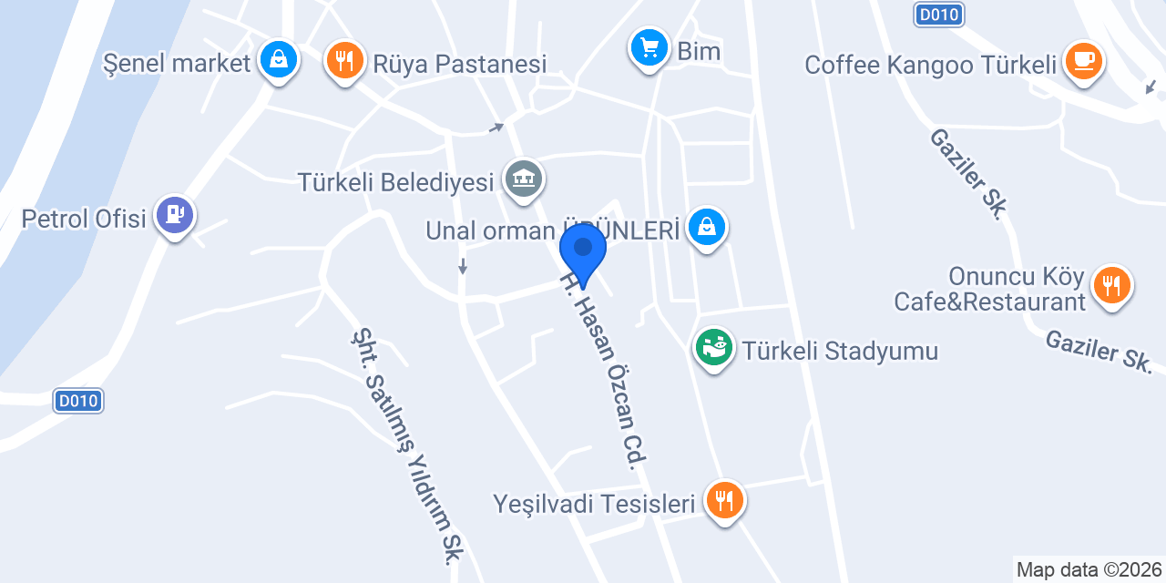 Türkeli Ofset Gazete ve Matbaacılık konumu