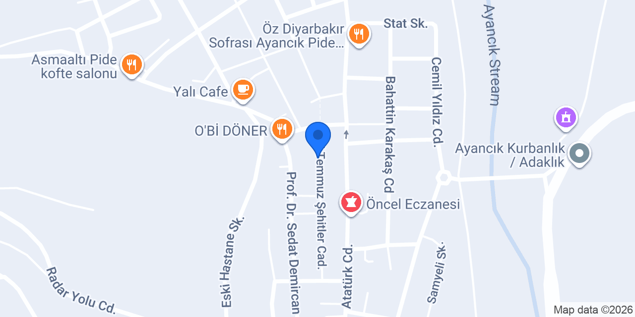 Duru Home Perde ve Ev Tekstili konumu