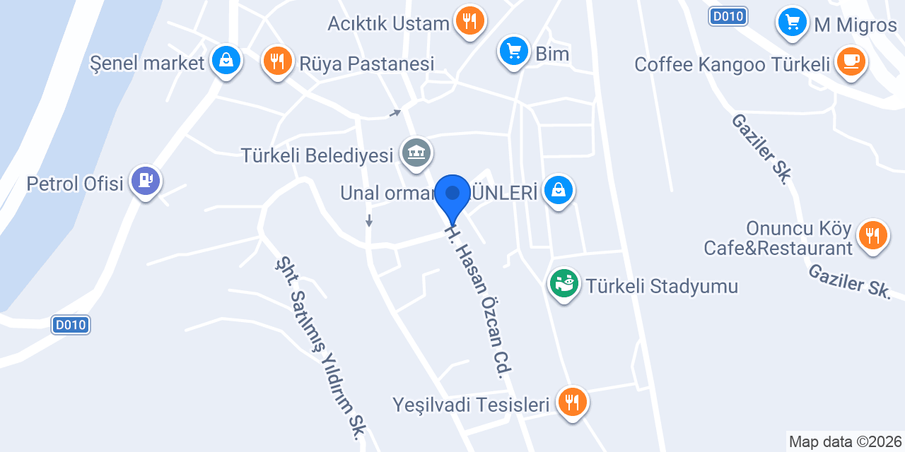 Sancakoğlu Isıcam konumu