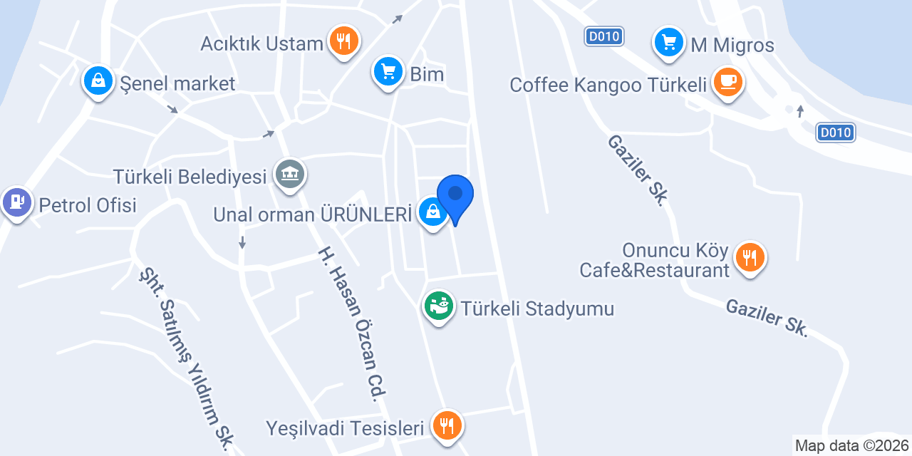 Yılmazlar Mermer Granit konumu