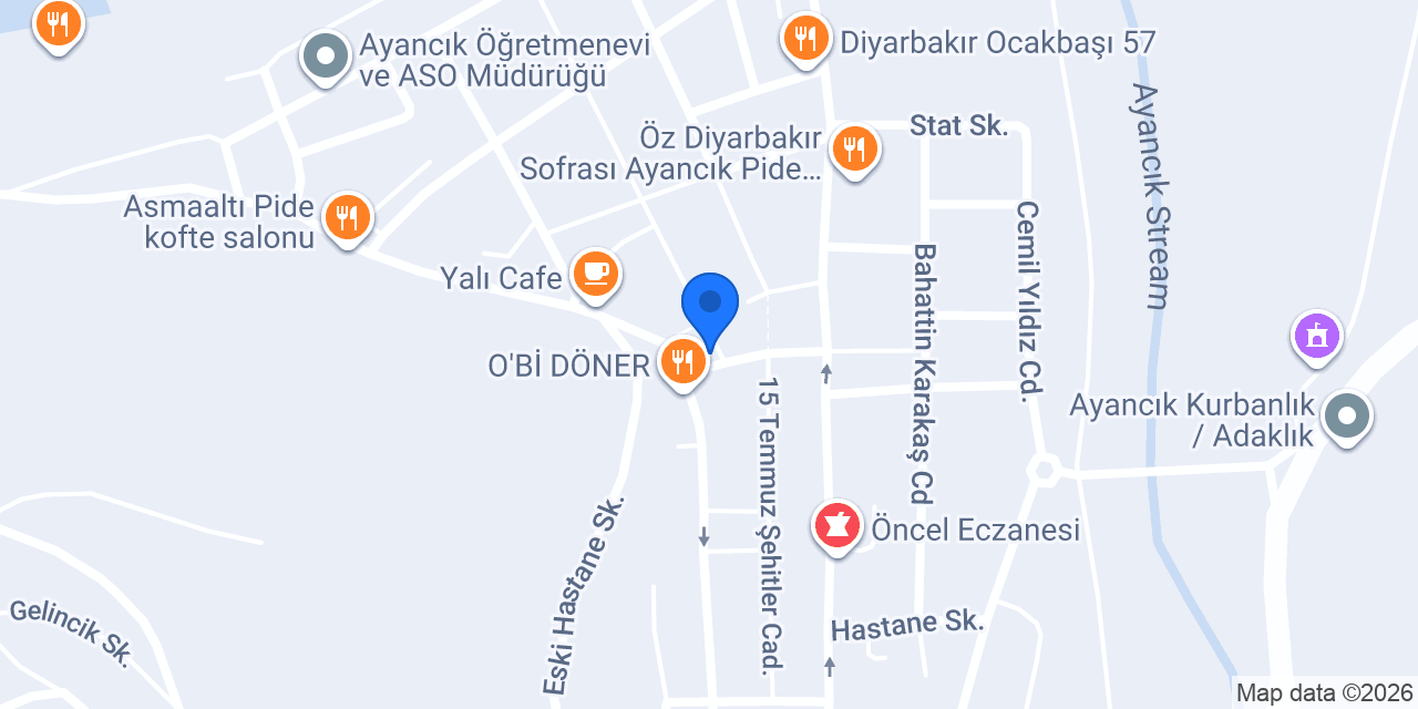 Kısmet Pide Salonu konumu