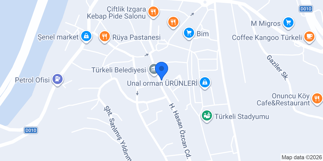 Durak Büfe konumu