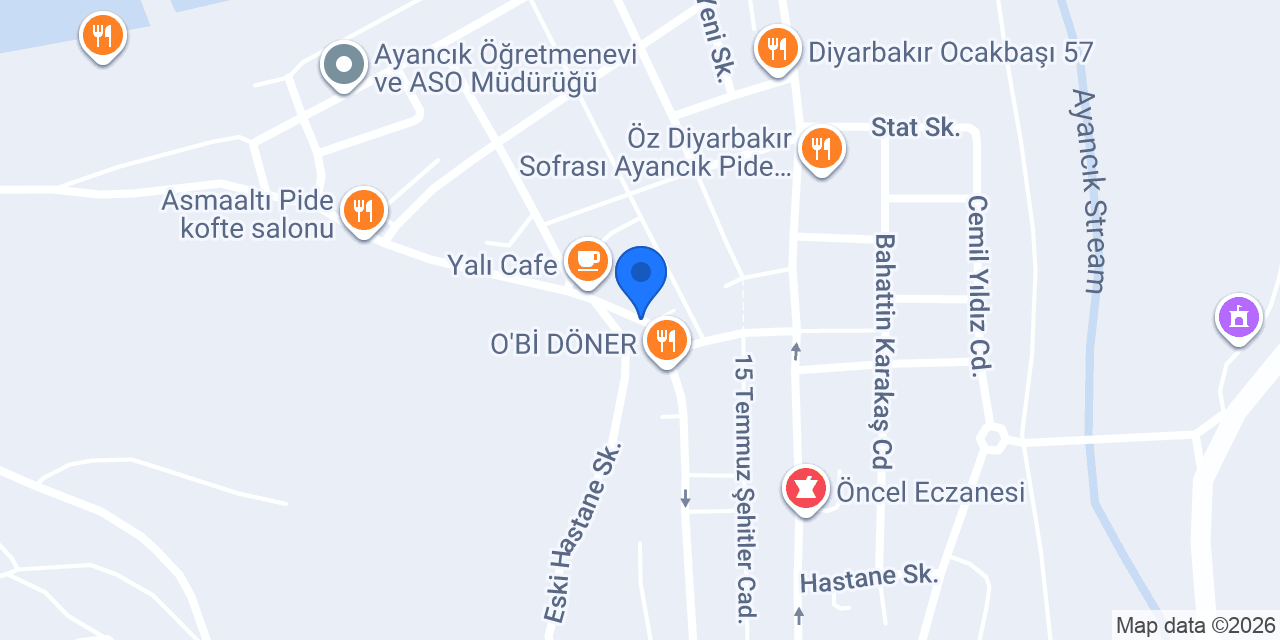 Ender Emlak Ayancık konumu
