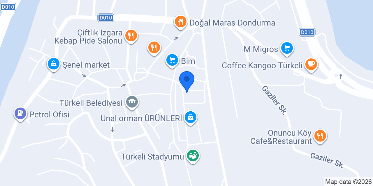 Şentürk oto lastik konumu