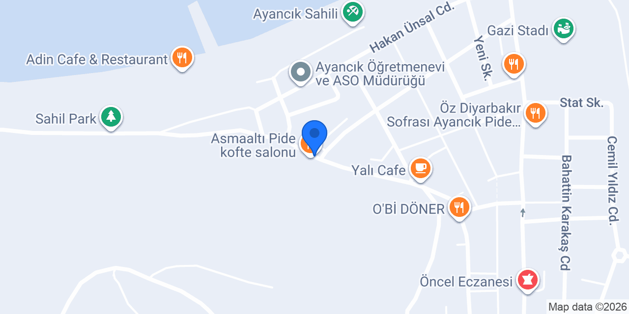Ayancık İlçe Emniyet Müdürlüğü konumu