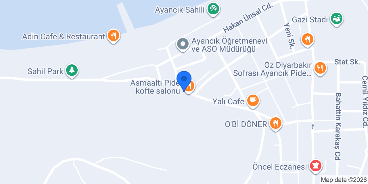 Yeni Sahil Ekmek Fırını konumu