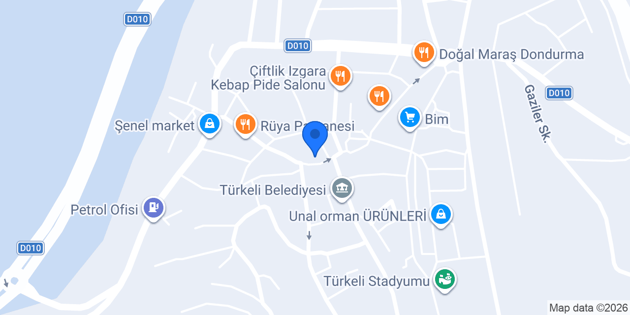 ÖZSER NEO SİNOP TÜRKELİ ŞUBE konumu