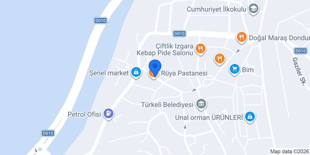 Rüya Pastanesi konumu