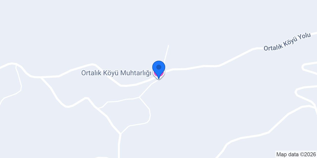 Ortalık Köyü Muhtarlığı konumu