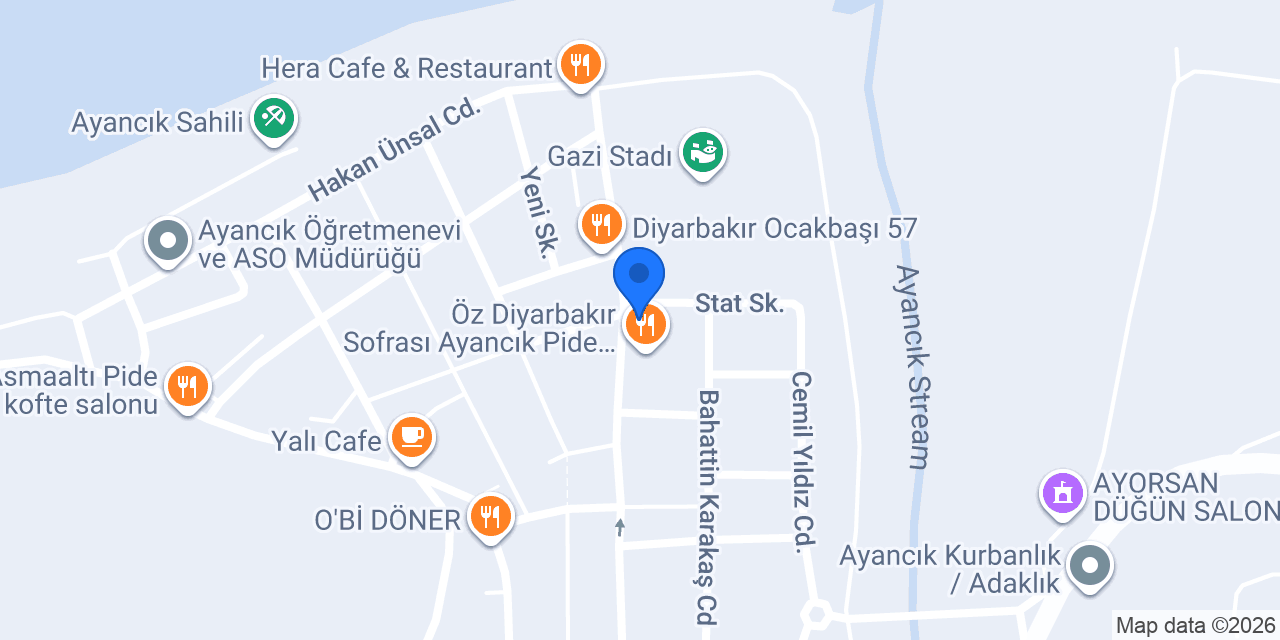 Köşem Pastanesi konumu