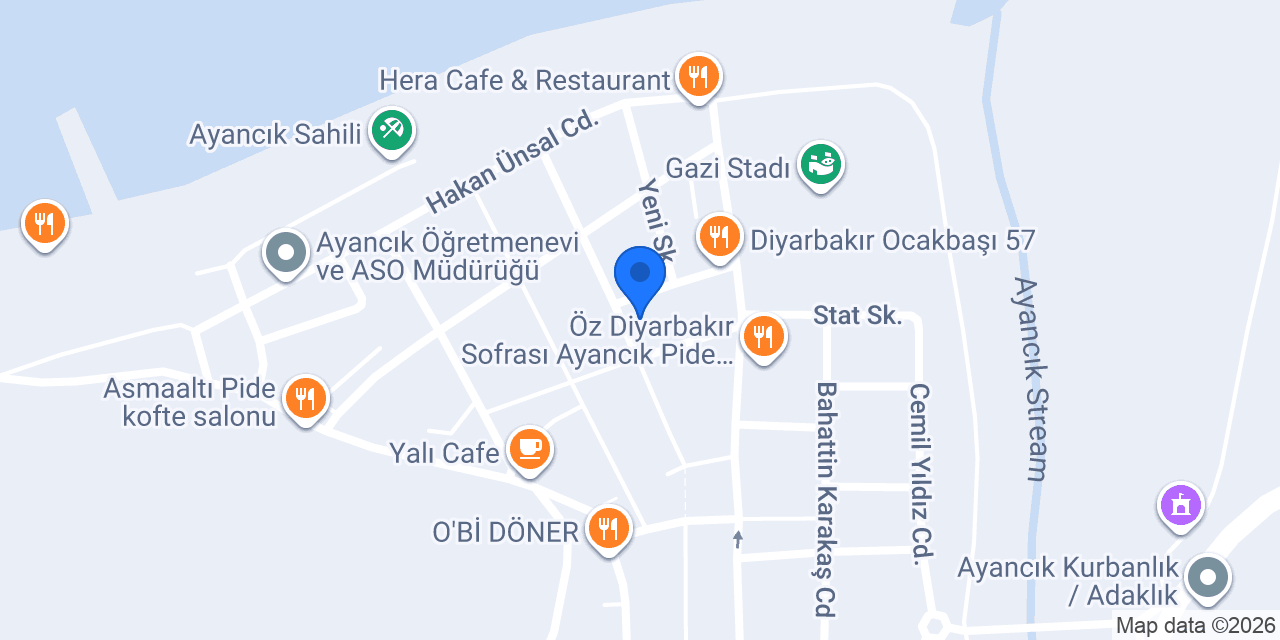 Ayancık Ticaret Meslek Lisesi konumu