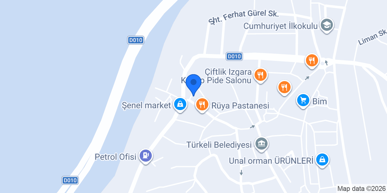Kuzey Kafkas Pastanesi konumu