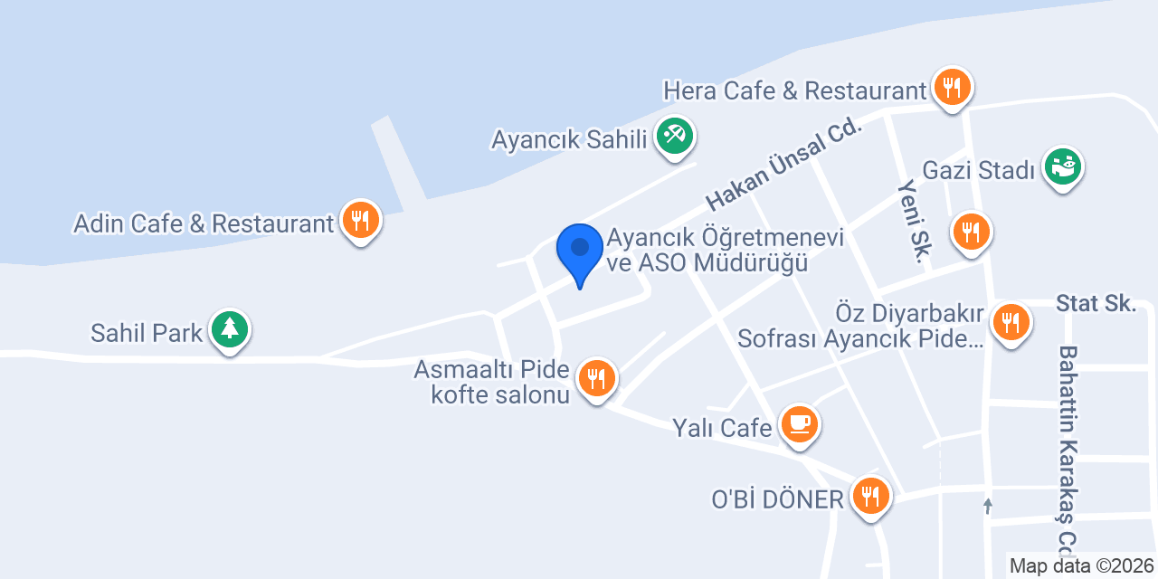 Ayancık Askerlik Şubesi konumu