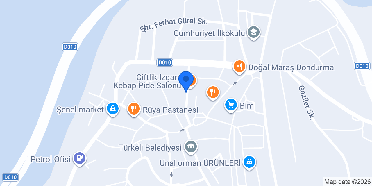 Akın Kuaför konumu