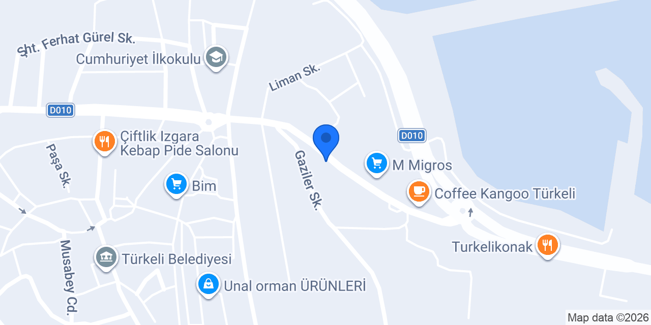 Çetinkayacarwash konumu