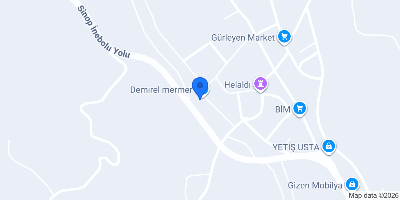 Demirel mermer konumu