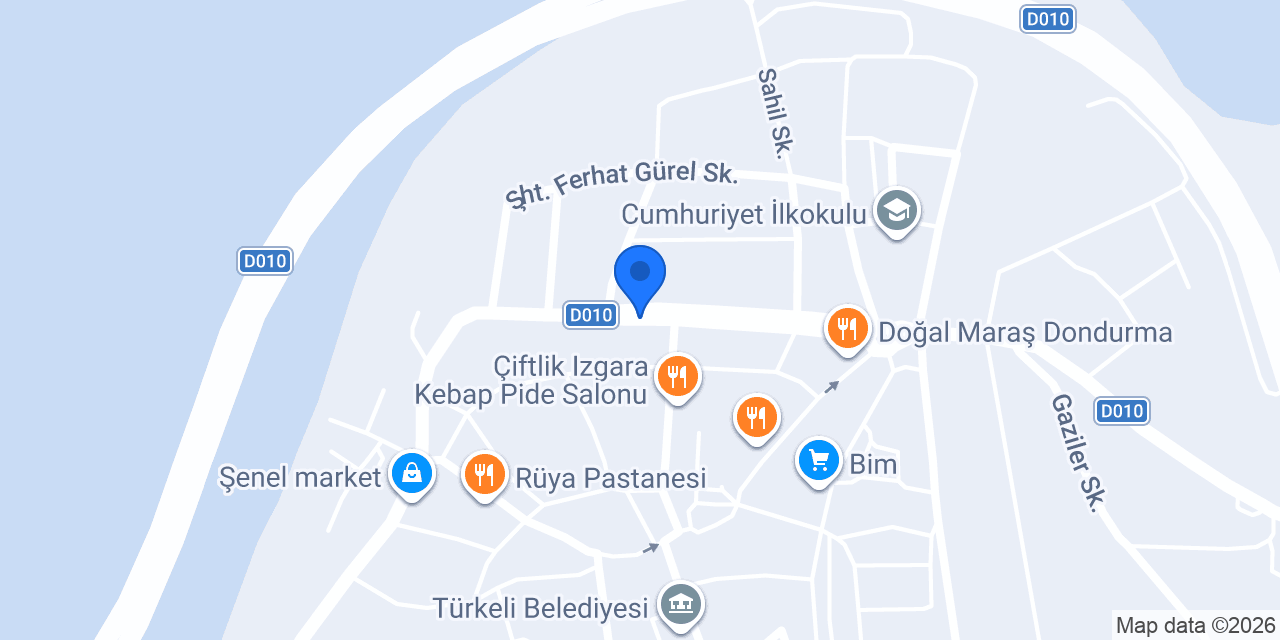 QUCCO RENT A CAR konumu