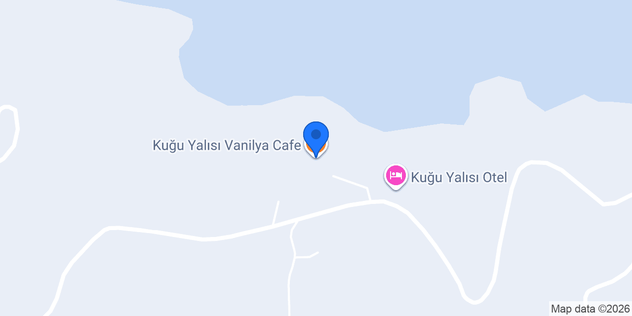 Kuğu Yalısı Vanilya Cafe konumu