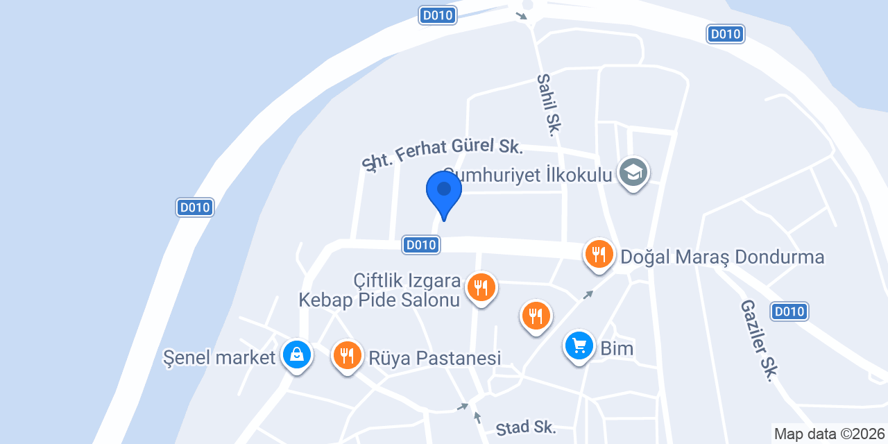 Türkeli İlçe Emniyet Müdürlüğü konumu