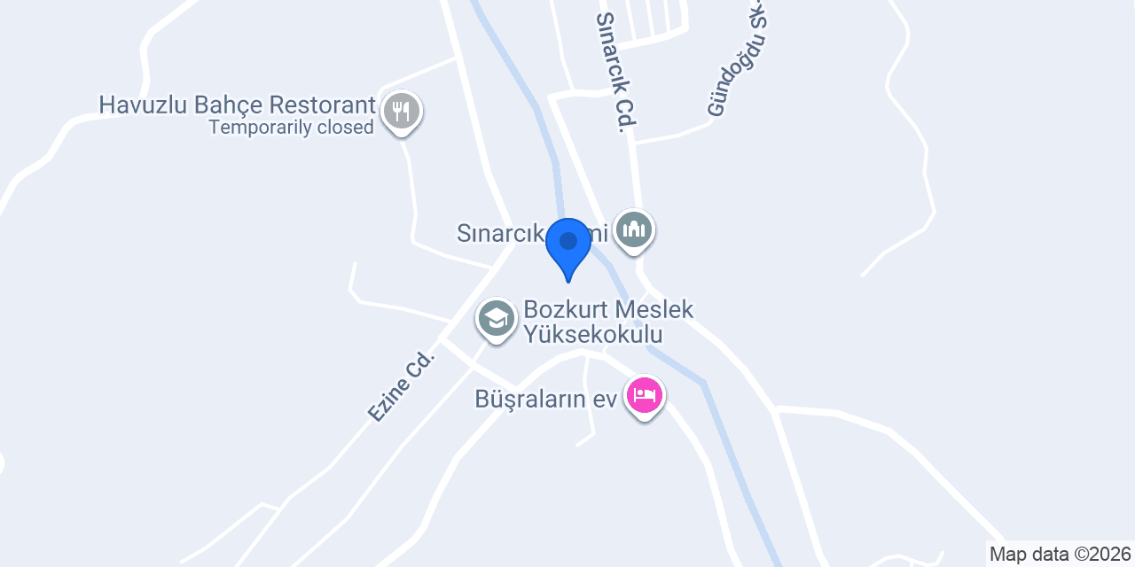 Sınarcık Parkı konumu