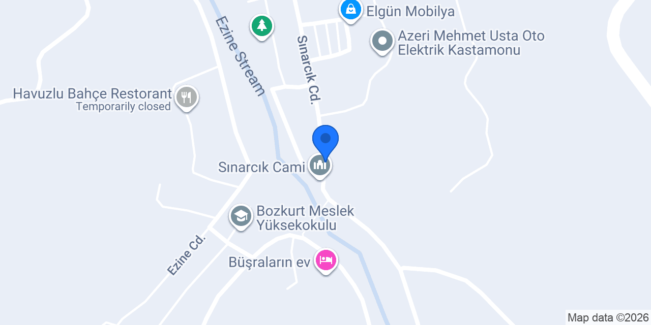 TMR Ahşap Yapı konumu
