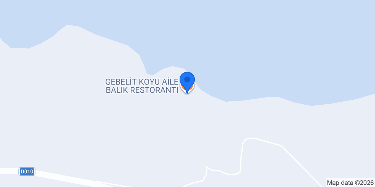 GEBELİT KOYU AİLE BALIK RESTORANTI konumu