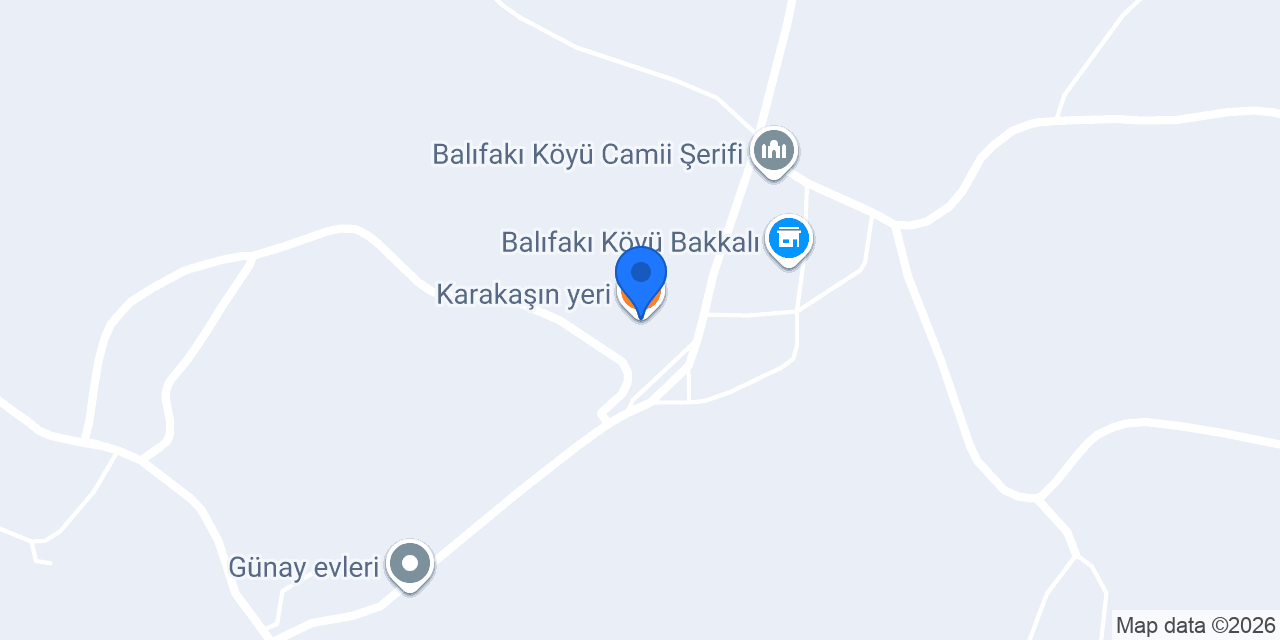 Karakaşın yeri konumu