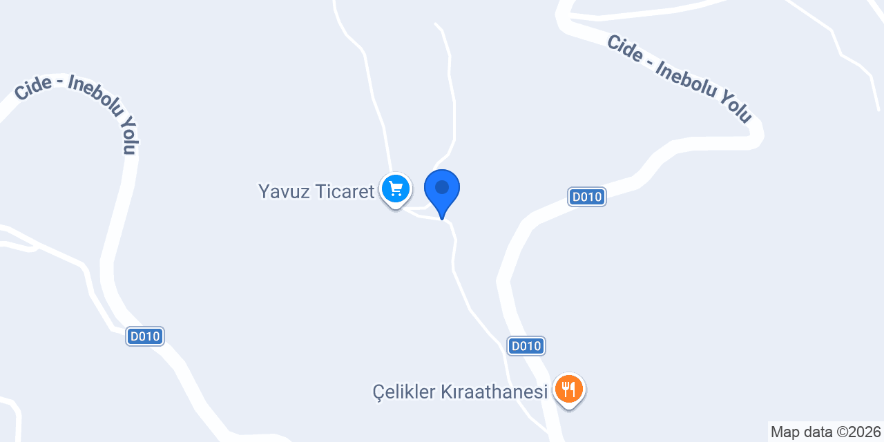 Cide Aslan Seyahat konumu