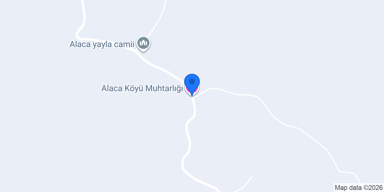 Alaca Köyü Muhtarlığı konumu