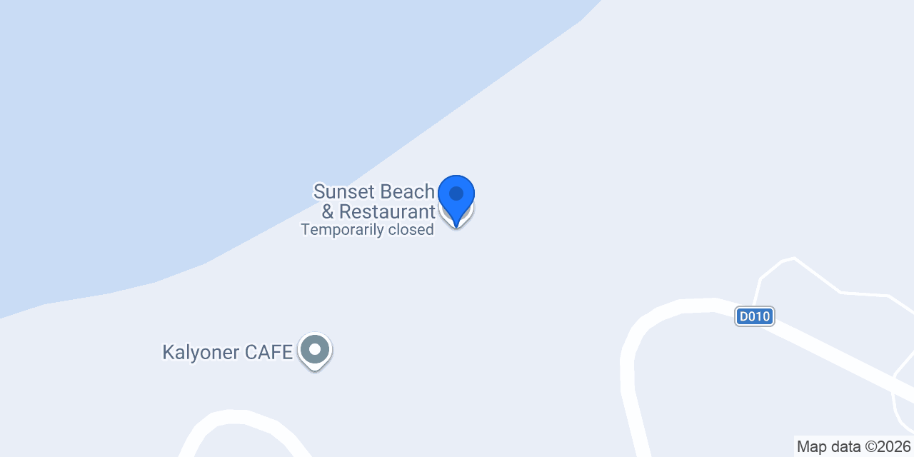 Sunset Beach & Restaurant konumu