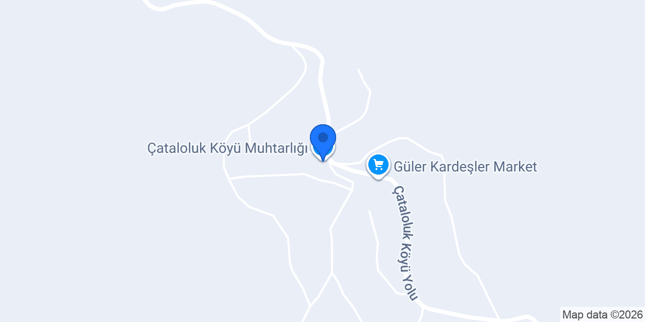 Çataloluk İlköğretim Okulu konumu