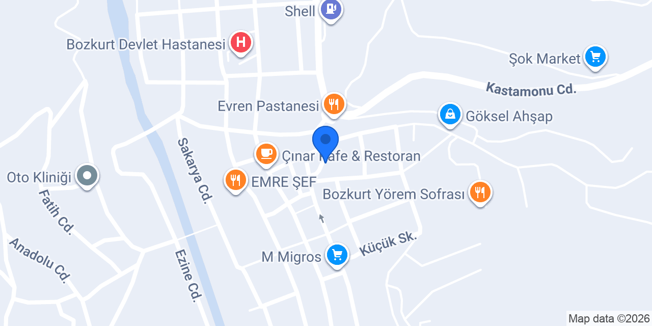 Eslem Pide Bozkurt Kastamonu konumu