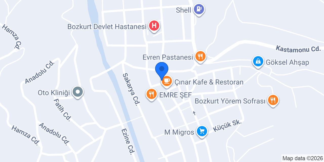Bozkurt Eczanesi konumu