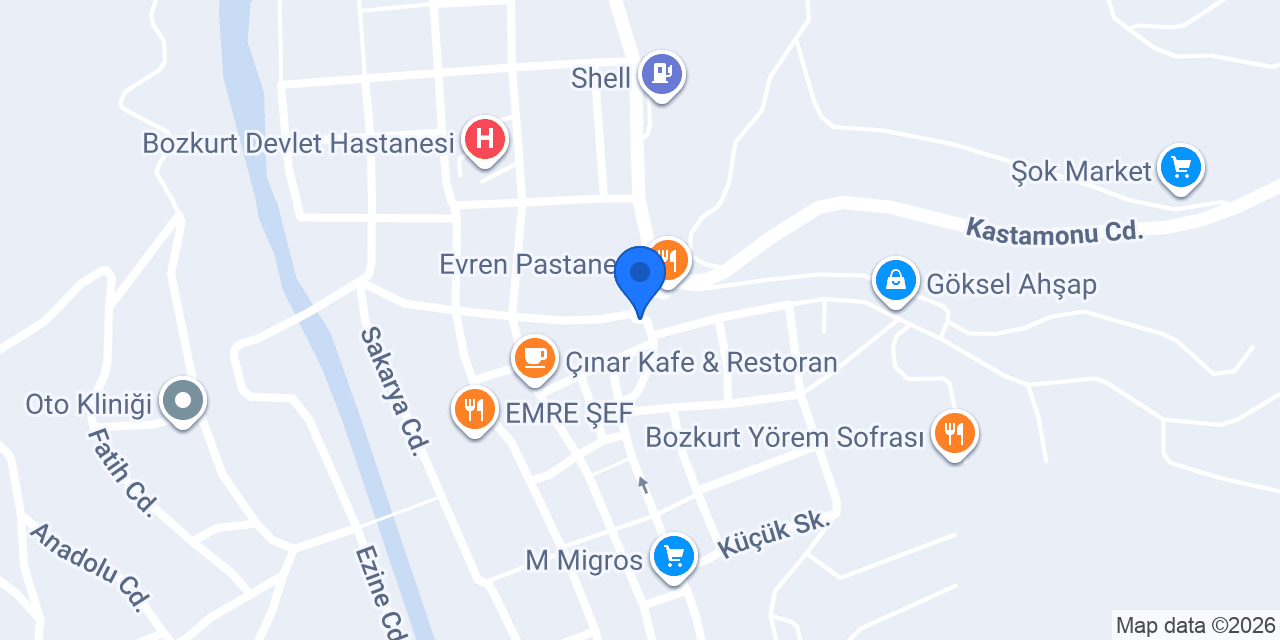 Bozkurt Halk Eğitim Merkezi konumu